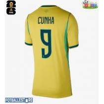 Brasil Matheus Cunha #9 Hjemmedrakt Dame VM 2026 Kortermet